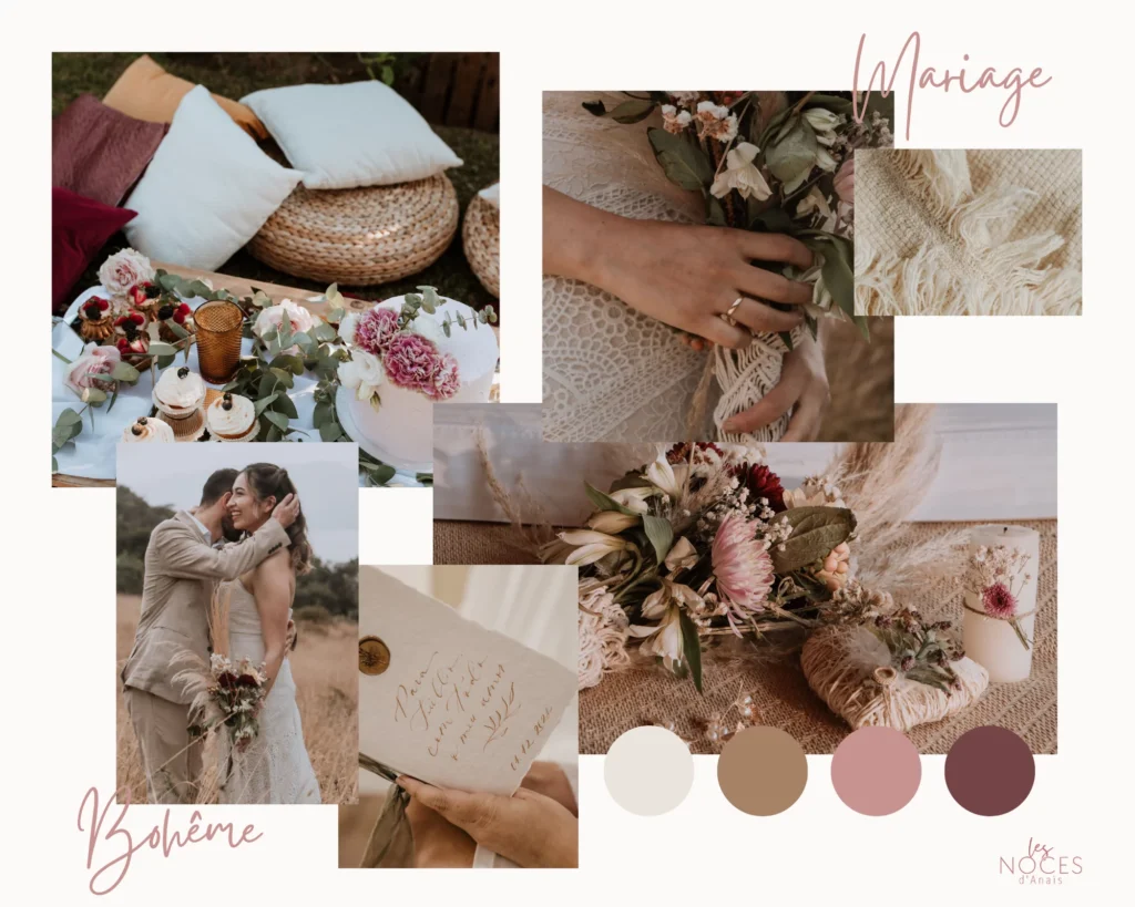 mood board Photographe mariage rennes