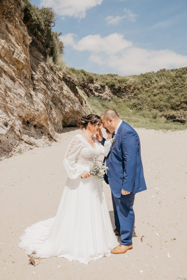 photographe mariage bretagne seance sur la plage