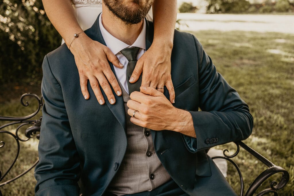 Photos de couple de mariage portfolio de mariage authentique