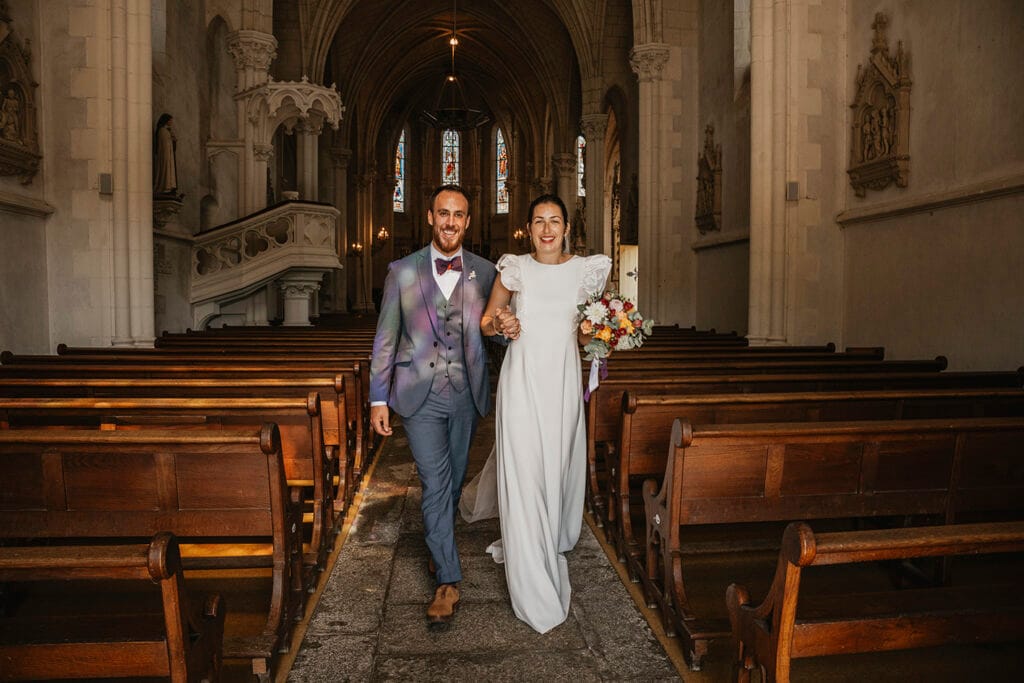 photographe de mariage à l'église