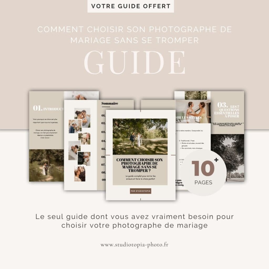 guide photographe mariage Bretagne couverture