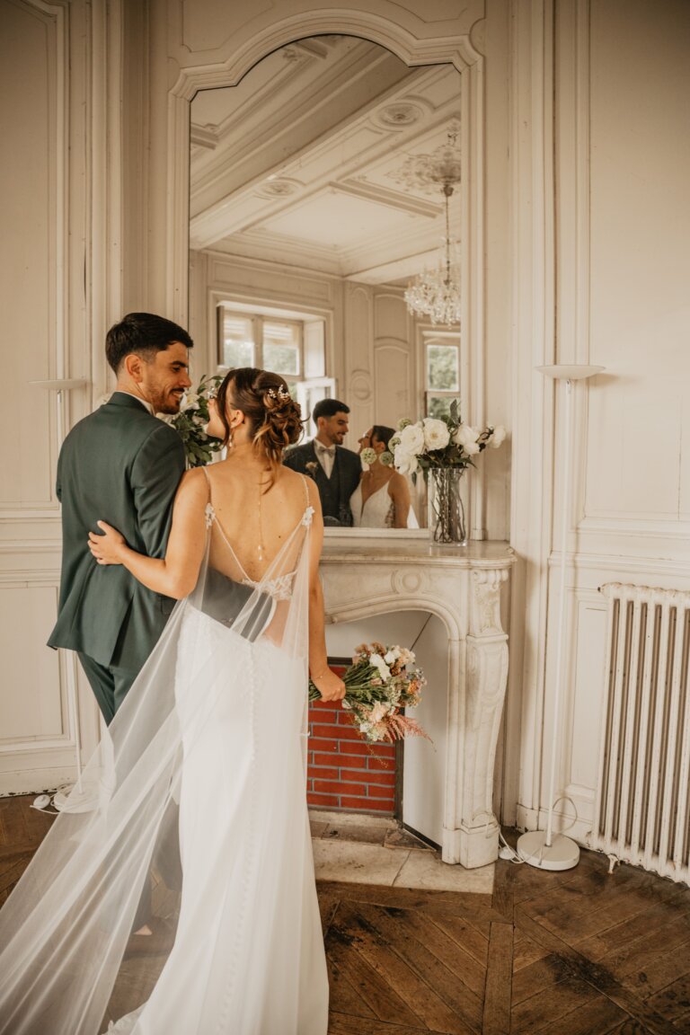 photos de couple mariage chateau de cucé